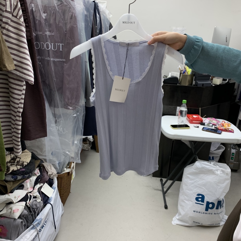 SOLD OUT東大門代購女士新款推薦職業人氣休閑26春夏吊帶背心SOLD OUT吊帶/背心圖色5