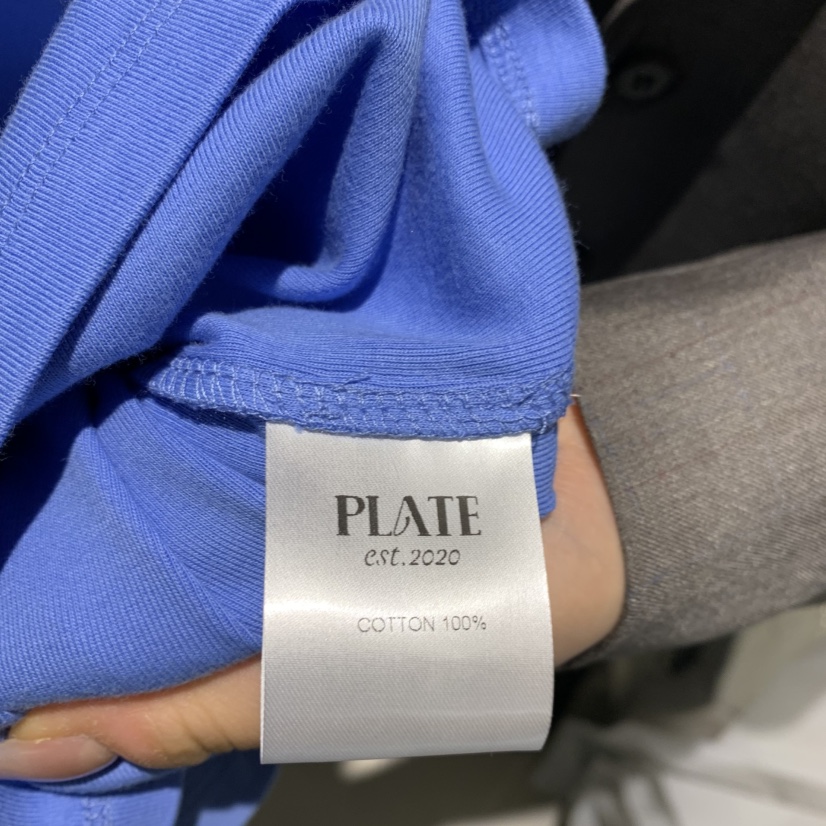 PLATE韓國代購女士新品休閑熱賣真品人氣26春夏職業T恤棉PLATET恤