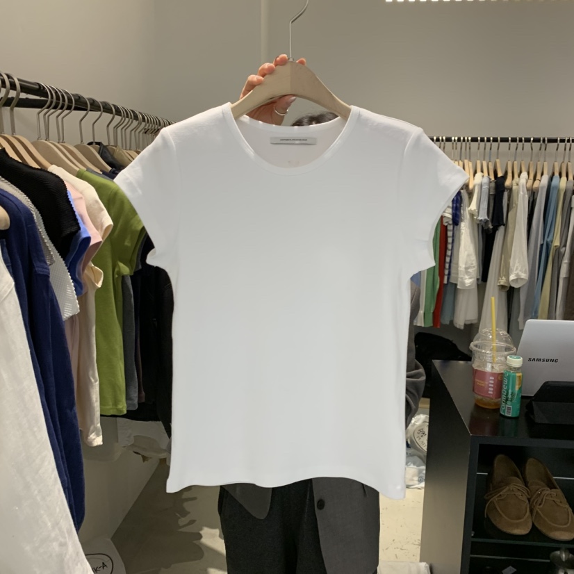 PLATE韓國代購女士新品休閑熱賣真品人氣26春夏職業T恤棉PLATET恤圖色3