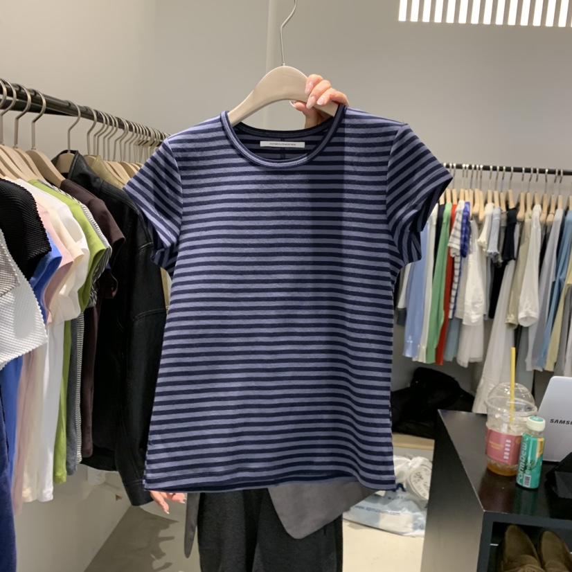 PLATE韓國代購女士新品休閑熱賣真品人氣26春夏職業T恤棉PLATET恤圖色11