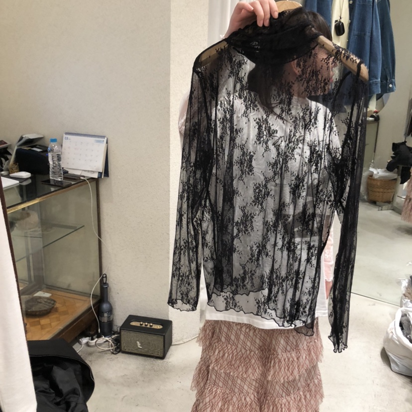 SSEMIENNE東大門直郵女士新品人氣真品26春夏長袖T恤蕾絲SSENIQUE長袖T恤