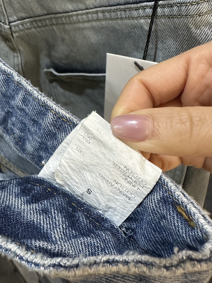 EITHER東大門實拍女裝新款人氣休閑真品職業牛仔褲水洗喇叭EITHER牛仔褲