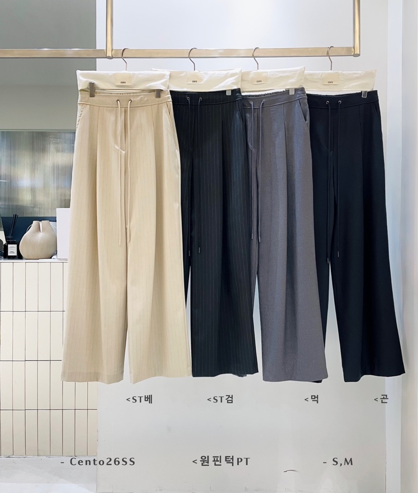 CENTO東大門代購女士新品熱賣26春夏推薦真品時尚人氣休閑褲CENTO休閑褲