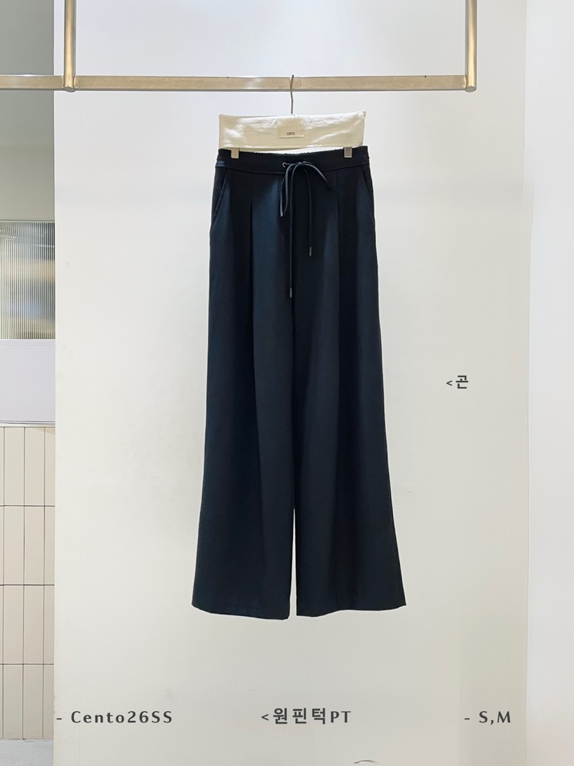 CENTO東大門代購女士新品熱賣26春夏推薦真品時尚人氣休閑褲CENTO休閑褲圖色3深藍色