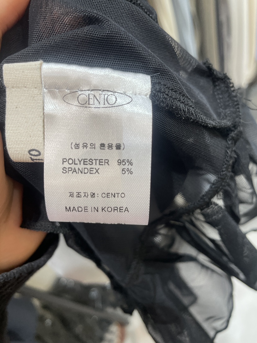 CENTO韓國代購女士新款職業26春夏時尚休閑襯衫蕾絲衫網眼CENTO襯衫/蕾絲衫