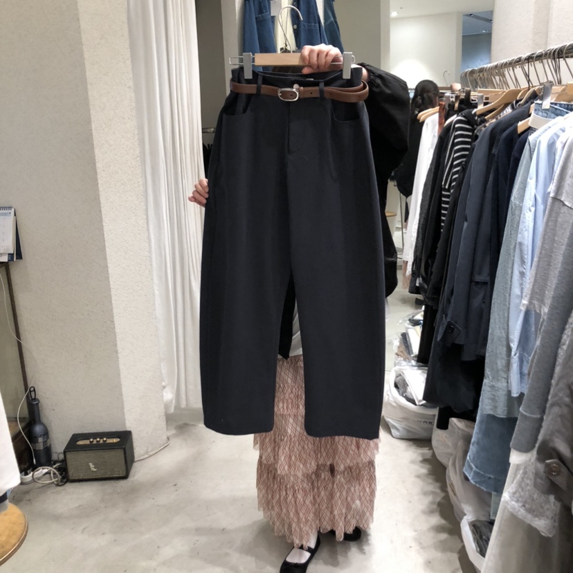 SSEMIENNE東大門實拍女裝新品人氣熱賣牛仔褲不含腰帶棉質SSENIQUE牛仔褲圖色3