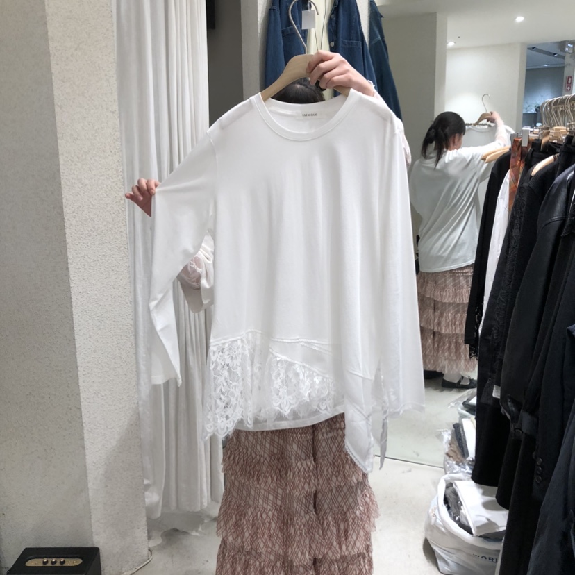 SSEMIENNE東大門代購女士新品熱賣休閑26春夏人氣長袖T恤SSENIQUE長袖T恤圖色1