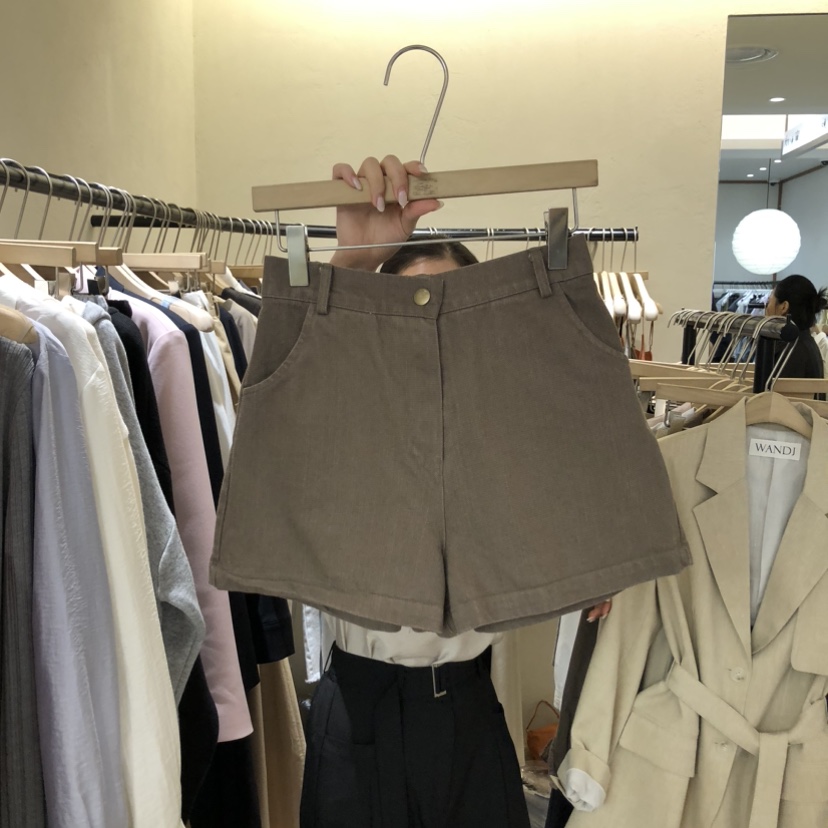 W AND J東大門直郵女裝新品職業人氣26春夏短褲不含腰帶W AND J短褲圖色2