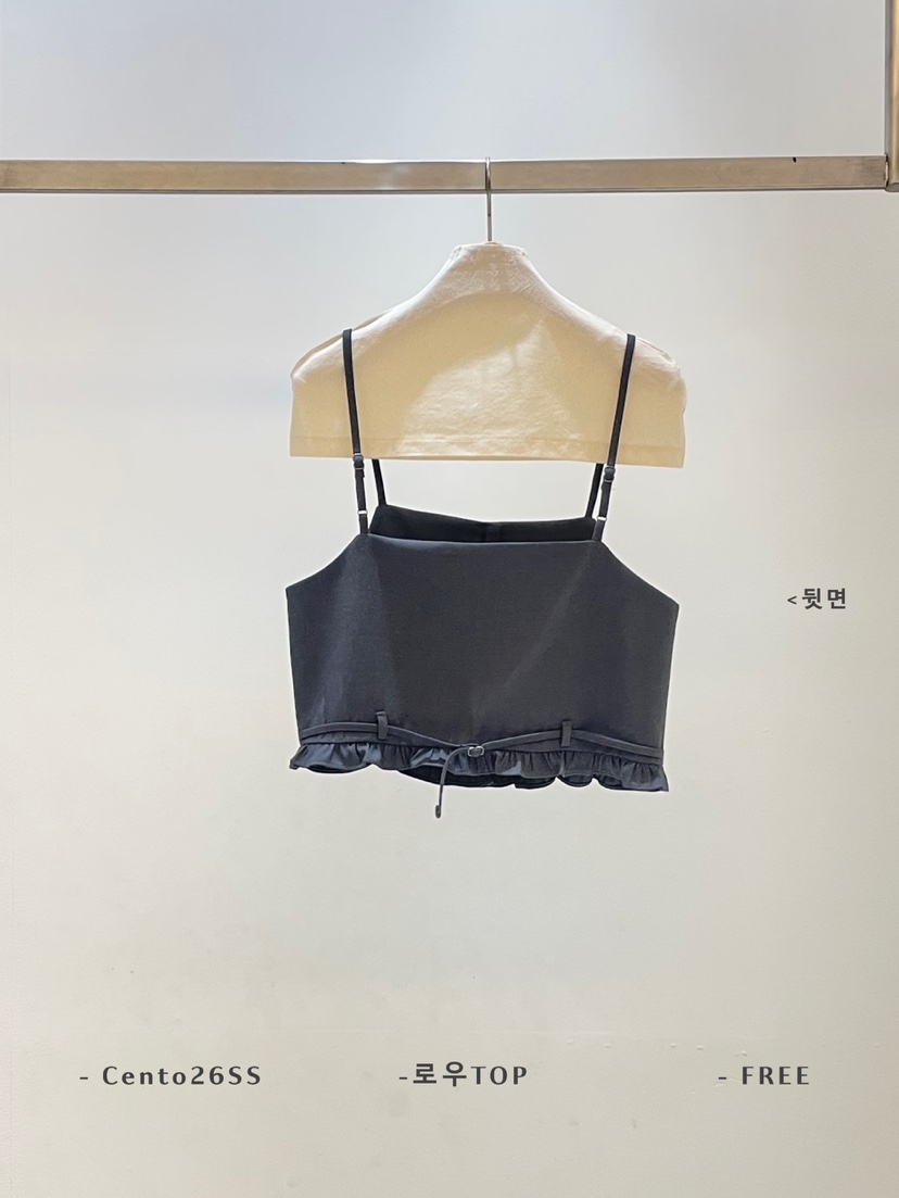 CENTO東大門實拍女士新款人氣時尚推薦真品休閑職業吊帶背心CENTO吊帶/背心