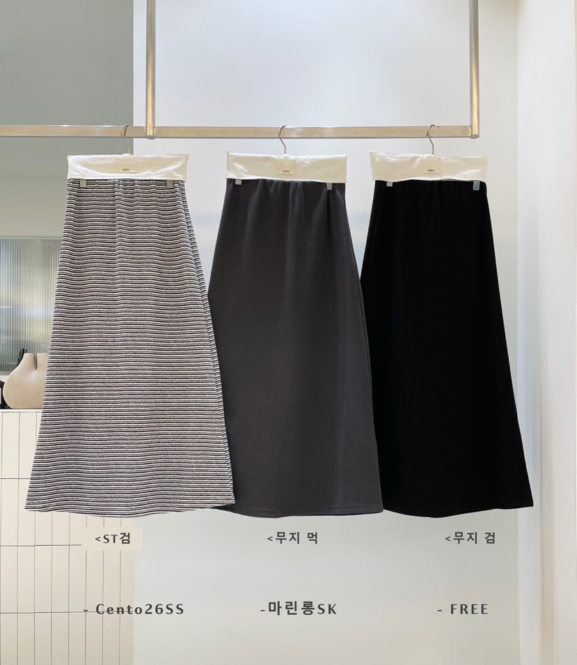 CENTO韓國代購女裝新品人氣真品熱賣時尚26春夏推薦職業長裙CENTO長裙