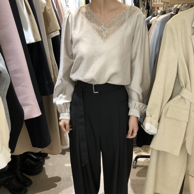 W AND J東大門實拍女裝新品人氣26春夏職業襯衫蕾絲衫蕾絲W AND J襯衫/蕾絲衫圖色1