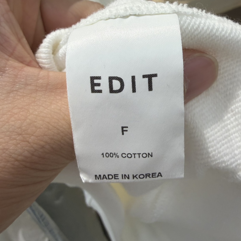 EDIT韓國直郵女士新品休閑時尚職業熱賣人氣26春夏真品衛衣EDIT衛衣