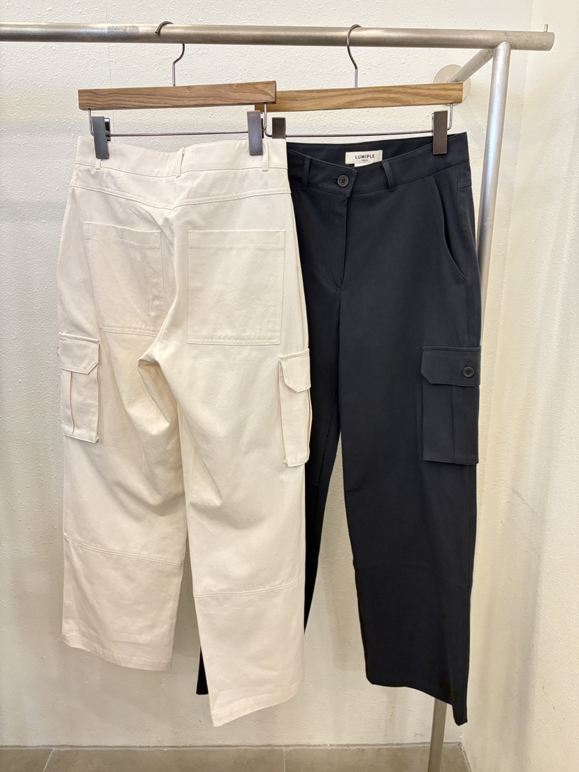 LUMIPLE東大門實拍女裝新品人氣推薦職業休閑26春夏休閑褲棉質LUMIPLE休閑褲