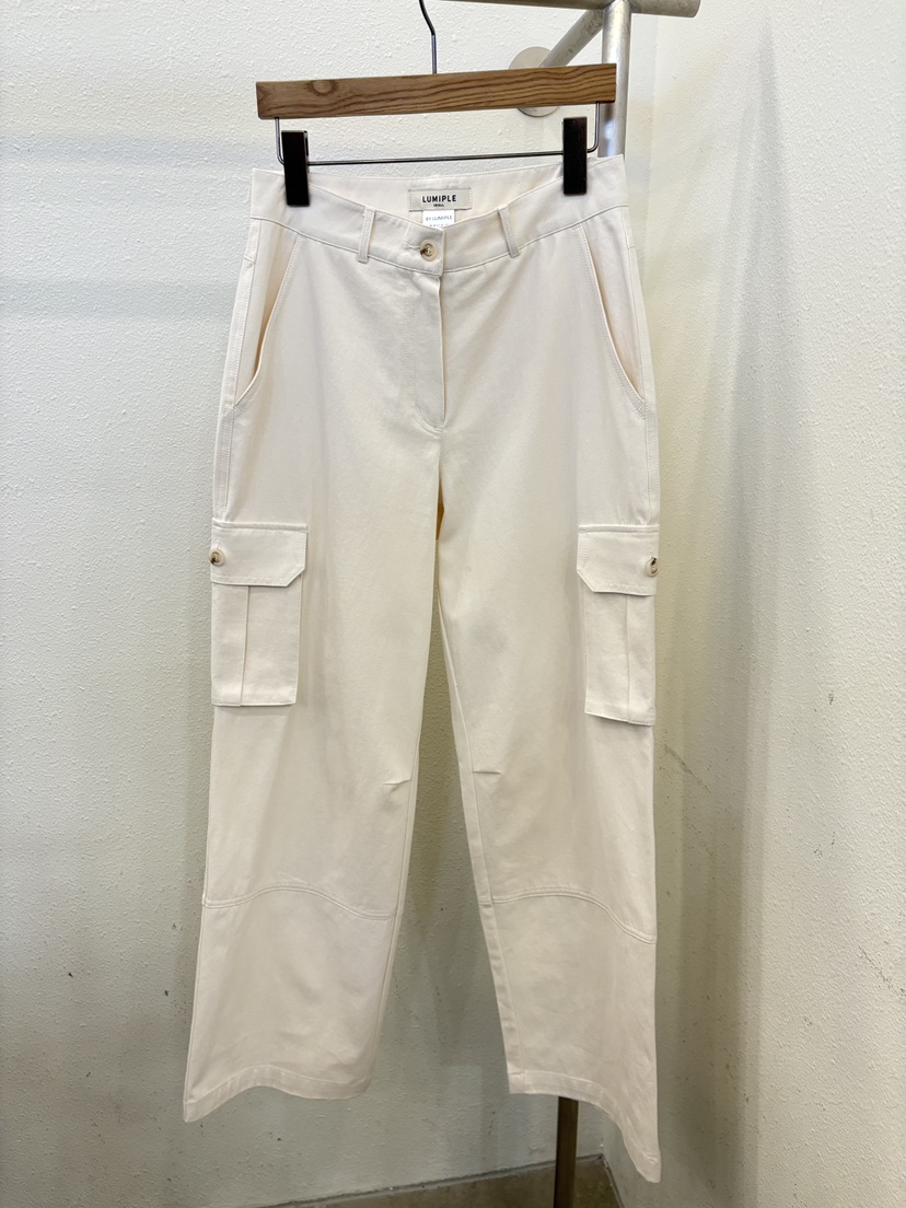 LUMIPLE東大門實拍女裝新品人氣推薦職業休閑26春夏休閑褲棉質LUMIPLE休閑褲圖色1