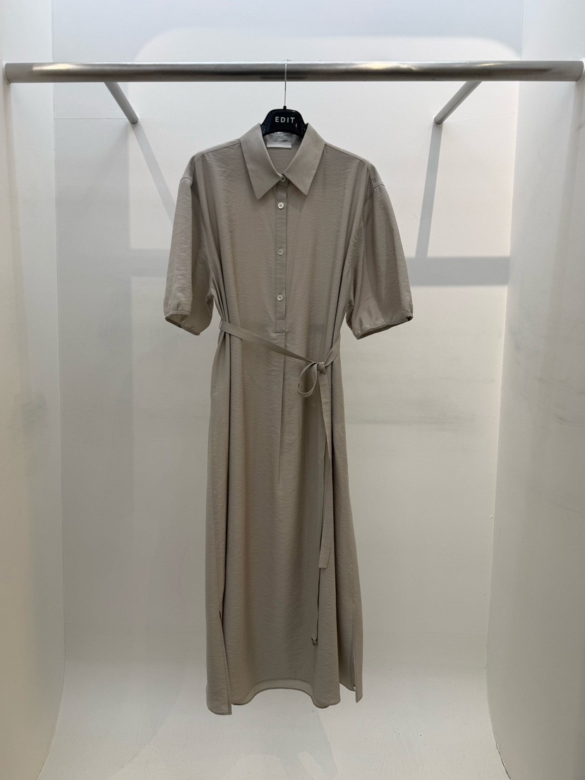 EDIT韓國代購女士新款真品人氣推薦職業時尚連衣裙含腰帶EDIT連衣裙圖色1