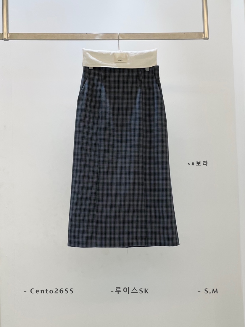 CENTO東大門直郵女裝新品休閑26春夏熱賣真品推薦人氣長裙CENTO長裙圖色1紫色