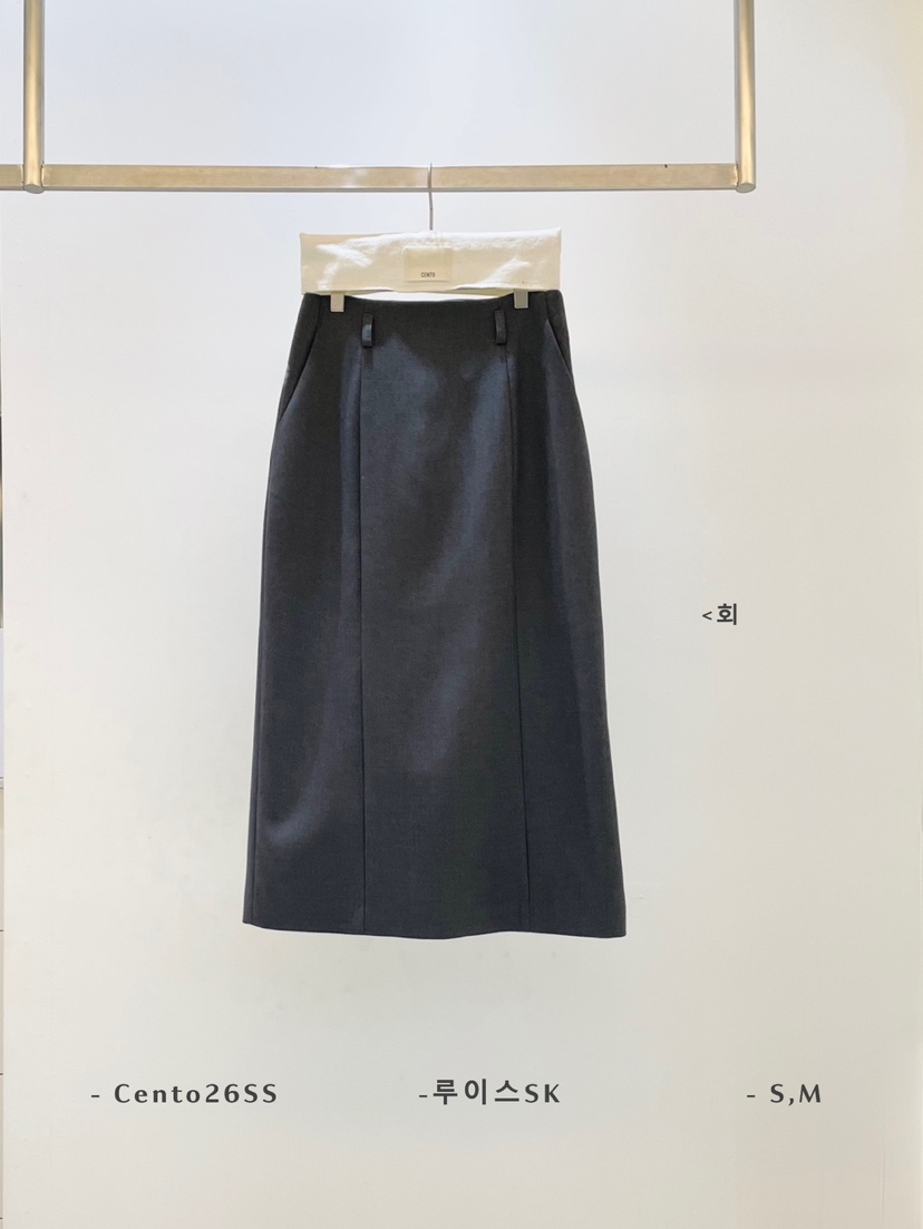 CENTO東大門直郵女裝新品休閑26春夏熱賣真品推薦人氣長裙CENTO長裙圖色3灰色