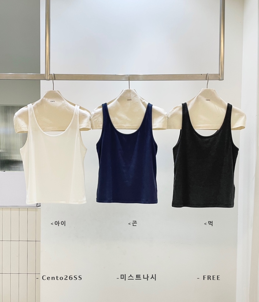 CENTO東大門直郵女士新款真品職業人氣熱賣26春夏吊帶背心CENTO吊帶/背心