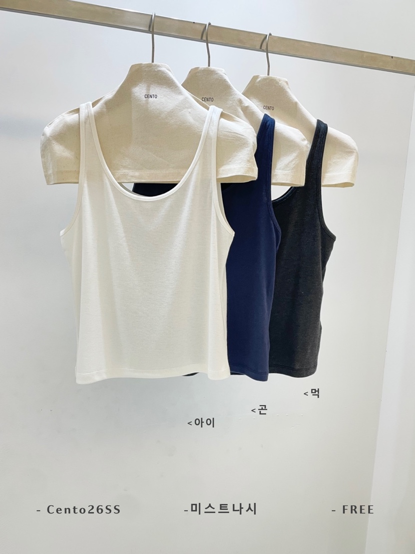 CENTO東大門直郵女士新款真品職業人氣熱賣26春夏吊帶背心CENTO吊帶/背心