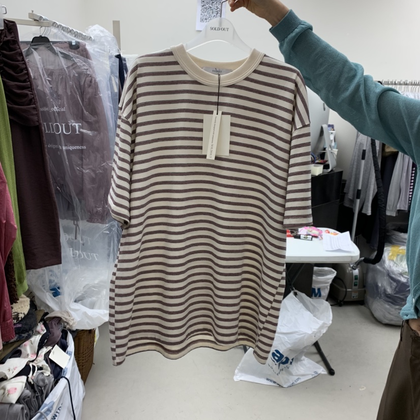 SOLD OUT東大門代購女裝新款人氣26春夏推薦熱賣T恤兔子SOLD OUTT恤圖色2