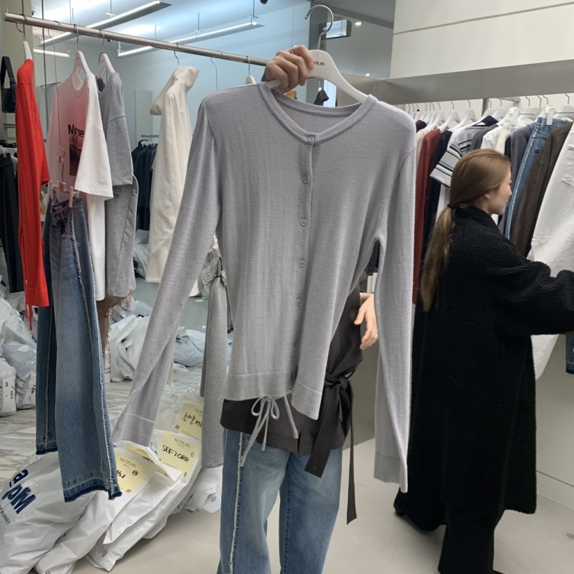 NUTPLAN東大門直郵女裝新款真品人氣職業休閑26春夏針織衫NUTPLAN針織衫圖色1