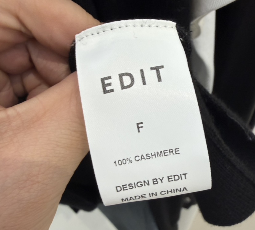 EDIT東大門直郵女裝新品26春夏人氣時尚真品職業休閑針織衫EDIT針織衫