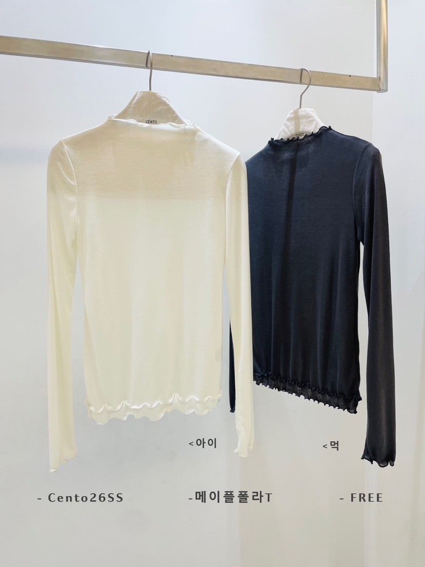 CENTO韓國代購女士新款時尚推薦26春夏職業熱賣真品長袖T恤CENTO長袖T恤