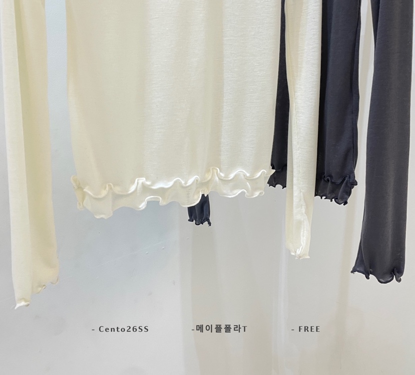 CENTO韓國代購女士新款時尚推薦26春夏職業熱賣真品長袖T恤CENTO長袖T恤