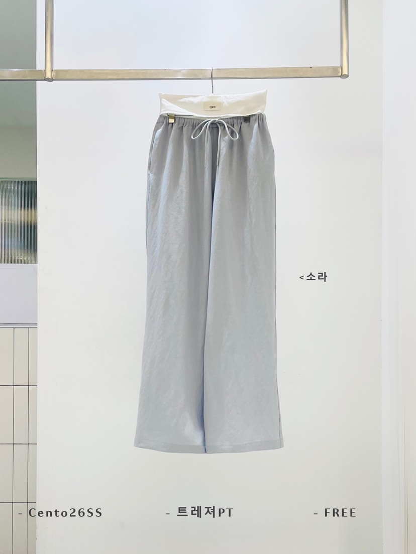 CENTO東大門實拍女裝新品時尚休閑人氣熱賣職業26春夏休閑褲CENTO休閑褲圖色2