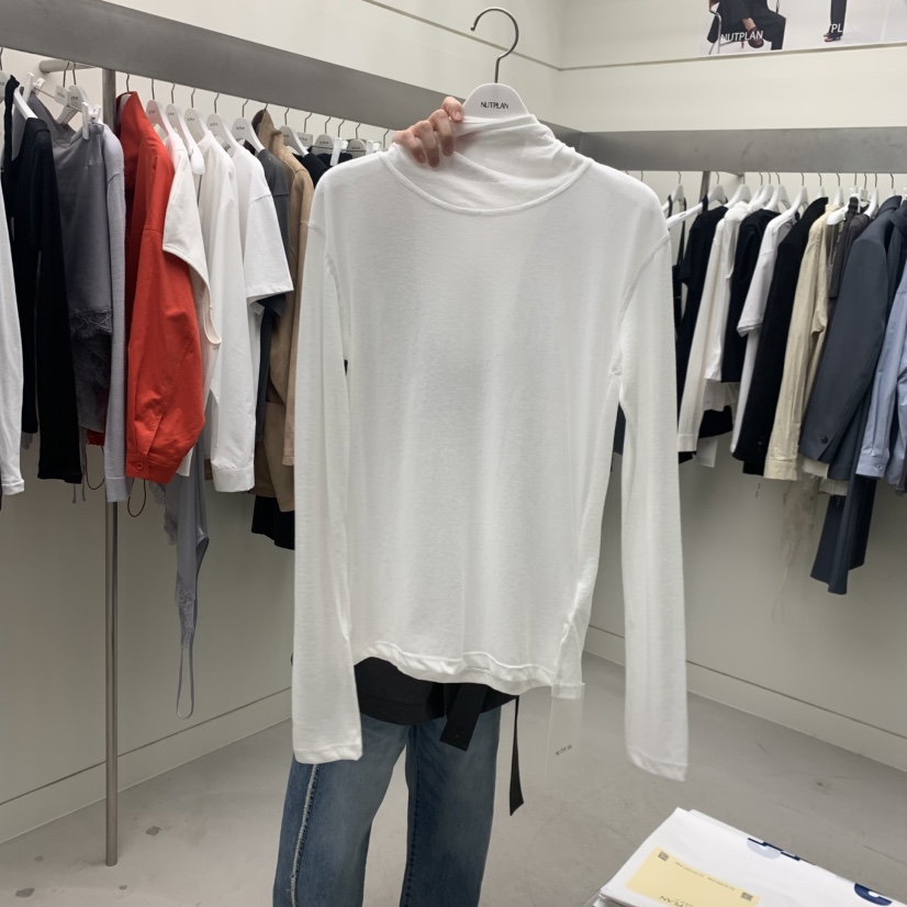 NUTPLAN東大門直郵女士新款人氣職業休閑26春夏長袖T恤連帽衫NUTPLAN長袖T恤圖色1