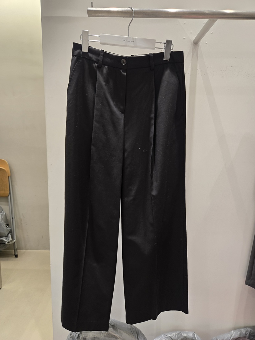 THE SECOND GROW/QUEENSRABBIT東大門實拍女士新品休閑休閑褲THE SECOND GROW/QUEENSRABBIT休閑褲圖色3黑色