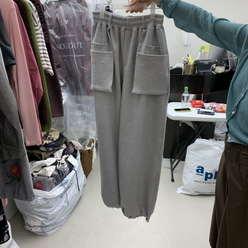 SOLD OUT韓國代購女裝新款休閑職業推薦人氣熱賣26春夏休閑褲SOLD OUT休閑褲圖色1