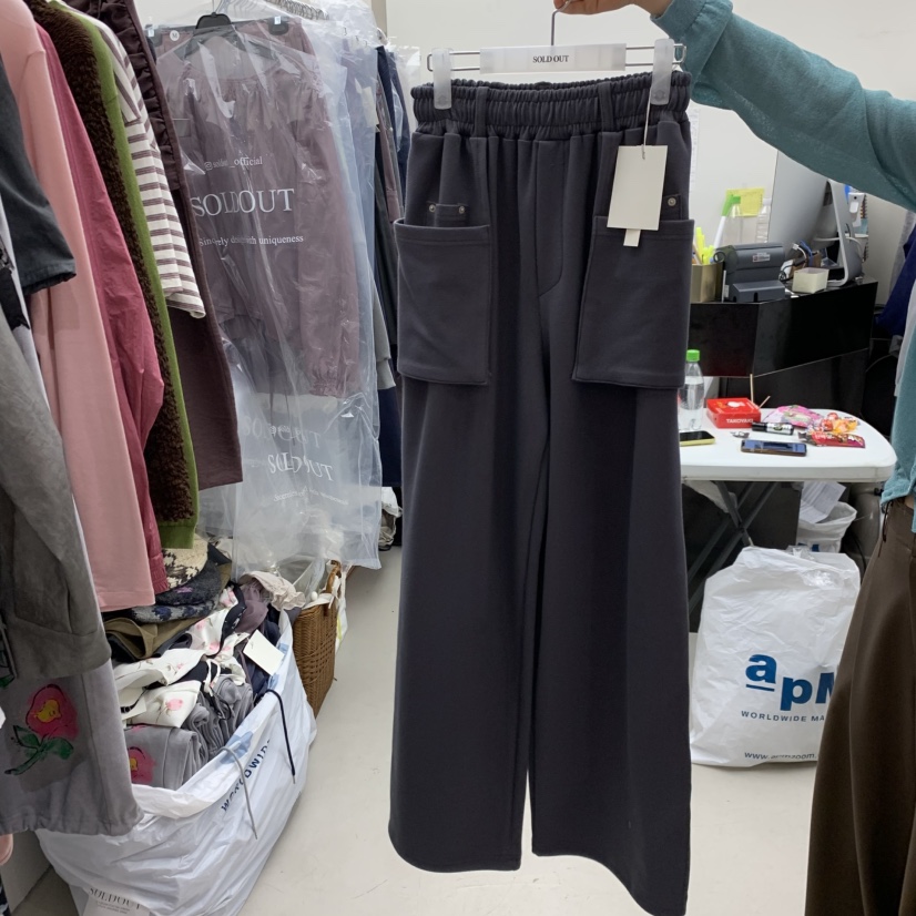 SOLD OUT韓國代購女裝新款休閑職業推薦人氣熱賣26春夏休閑褲SOLD OUT休閑褲圖色3