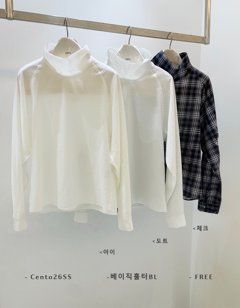 CENTO東大門代購女裝新品26春夏推薦真品人氣休閑襯衫蕾絲衫CENTO襯衫/蕾絲衫