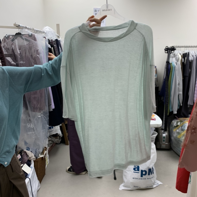 SOLD OUT韓國代購女裝新款真品職業休閑人氣T恤不含內搭SOLD OUTT恤圖色5