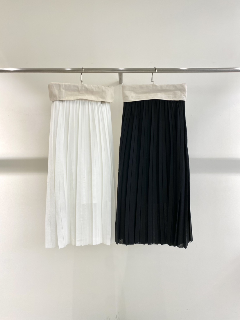 1968東大門代購女士新款26春夏職業真品熱賣人氣長裙褶裥1968/YEOUYA長裙