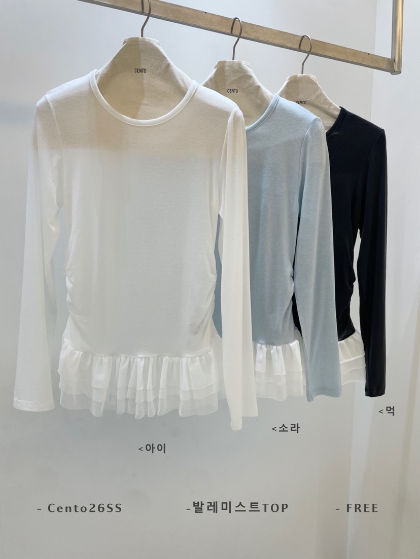 CENTO東大門直郵女裝新品26春夏熱賣真品休閑職業長袖T恤CENTO長袖T恤