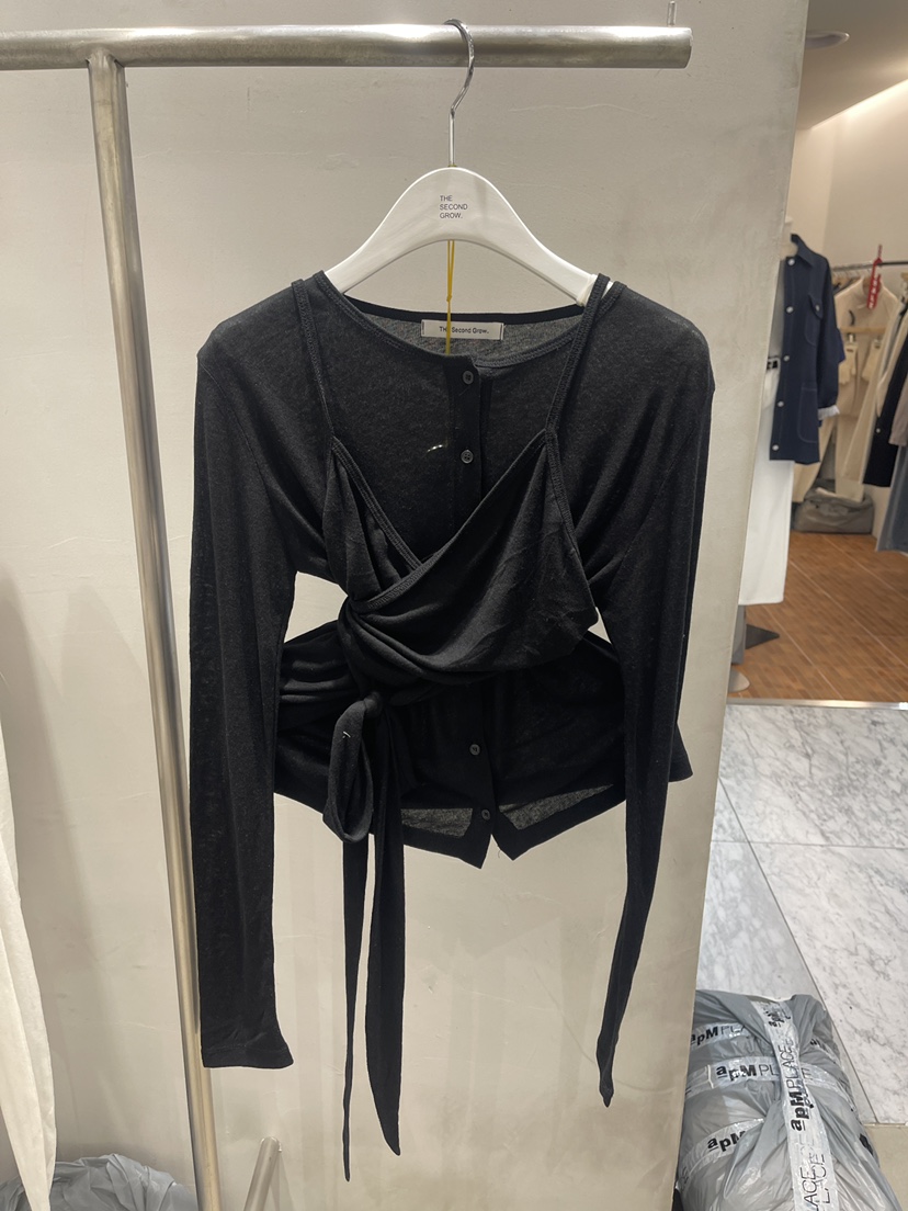 THE SECOND GROW/QUEENSRABBIT韓國直郵女裝新品熱賣套裝兩件套套裝開衫THE SECOND GROW/QUEENSRABBIT套裝圖色4