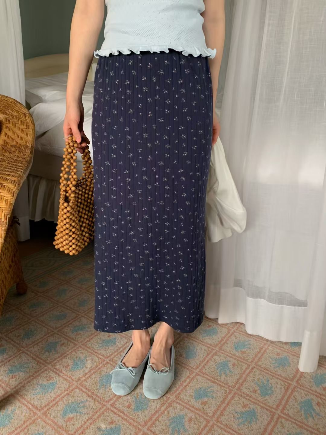 EZEDIARY韓國直郵女士新款推薦熱賣職業26春夏真品人氣長裙EZEDIARY長裙圖色3