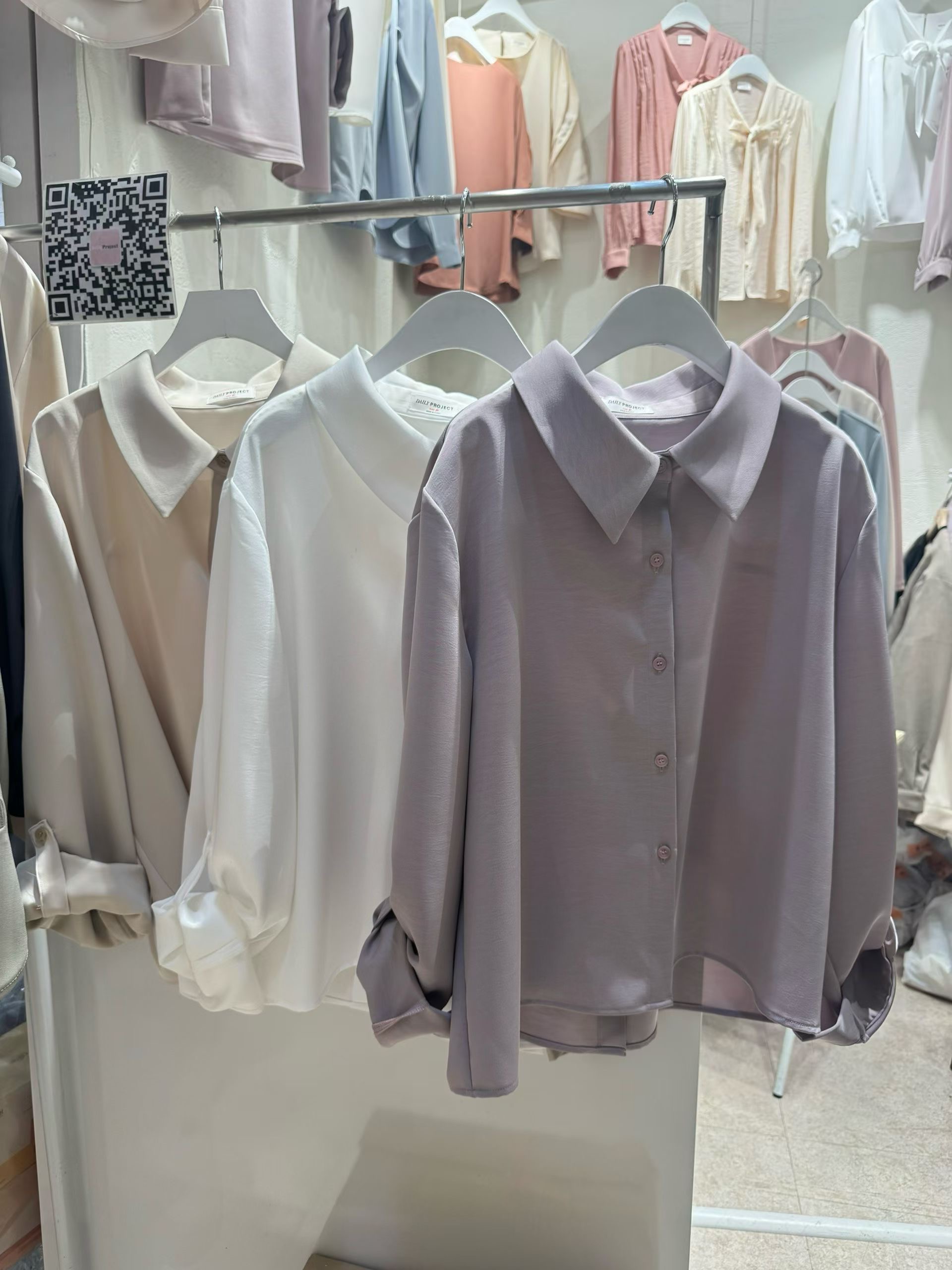 DAILY PROJECT-데일리프로젝트-T東大門代購女士新款休閑襯衫蕾絲衫DAILY PROJECT襯衫/蕾絲衫圖色1左一色