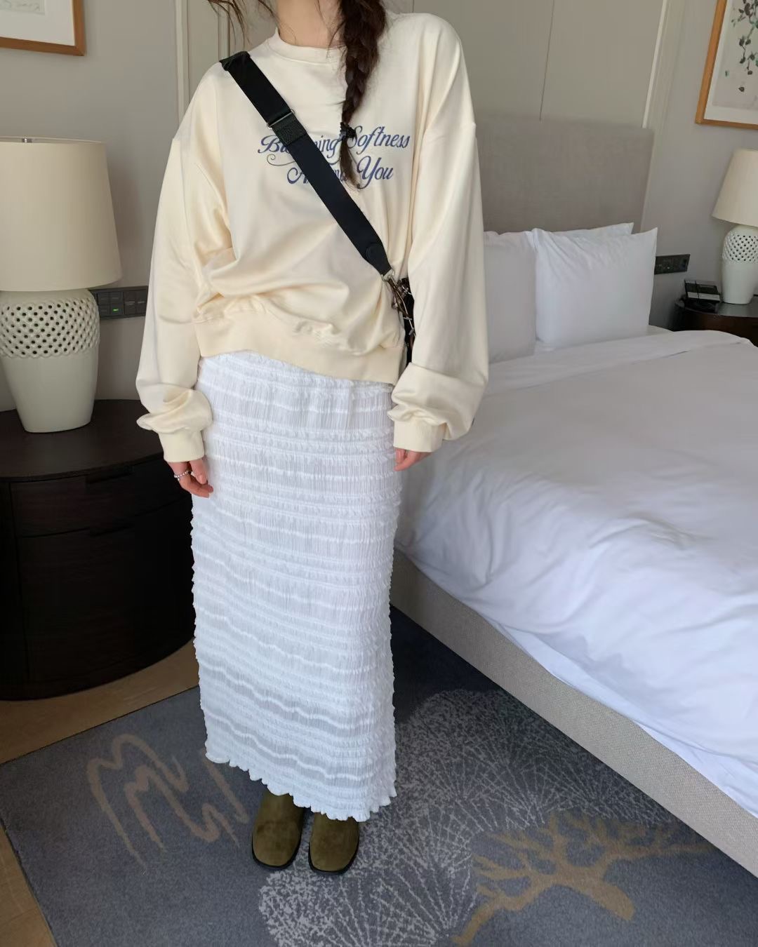 EZEDIARY韓國代購女裝新款26春夏熱賣人氣職業推薦休閑衛衣EZEDIARY衛衣