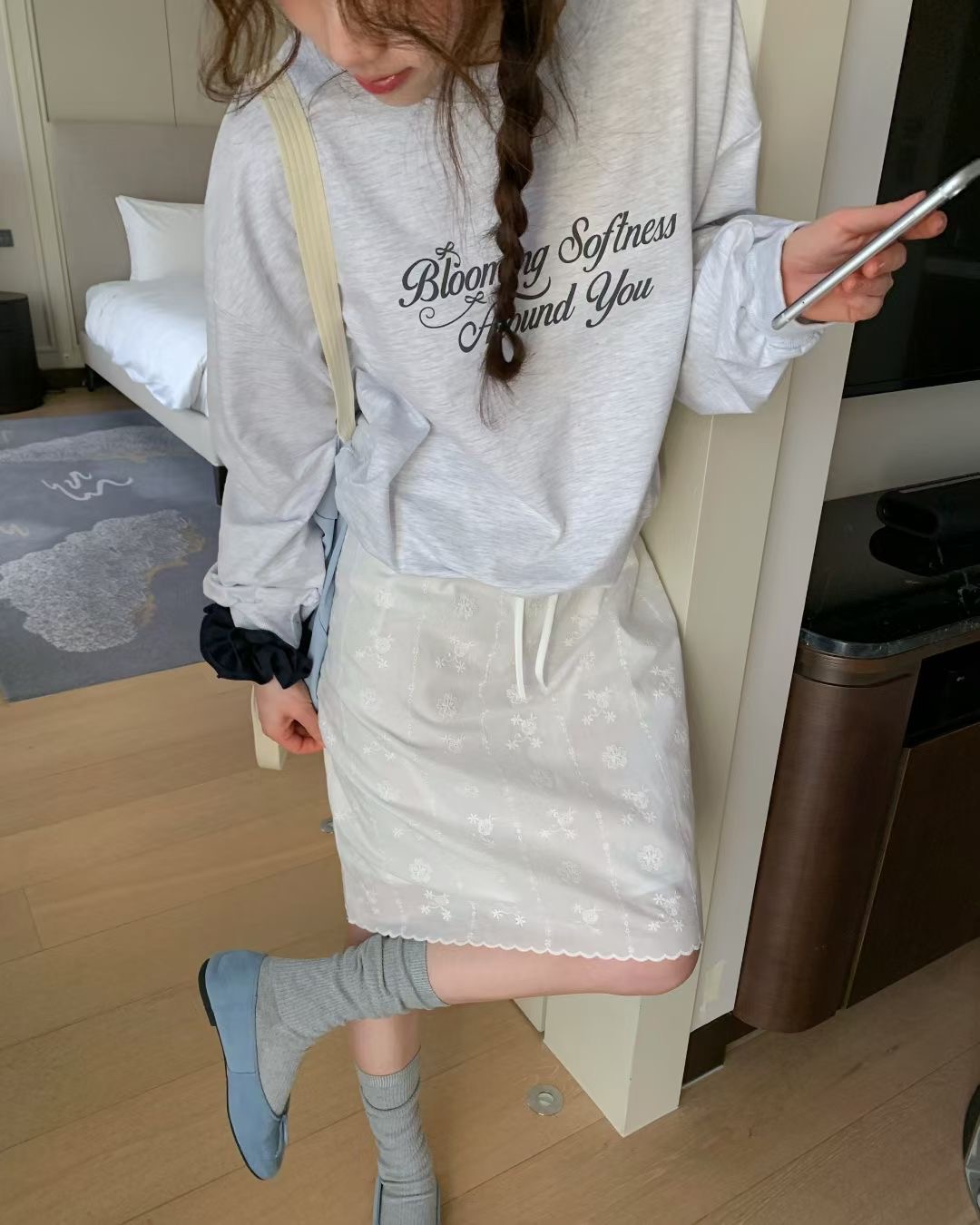 EZEDIARY韓國代購女裝新款26春夏熱賣人氣職業推薦休閑衛衣EZEDIARY衛衣