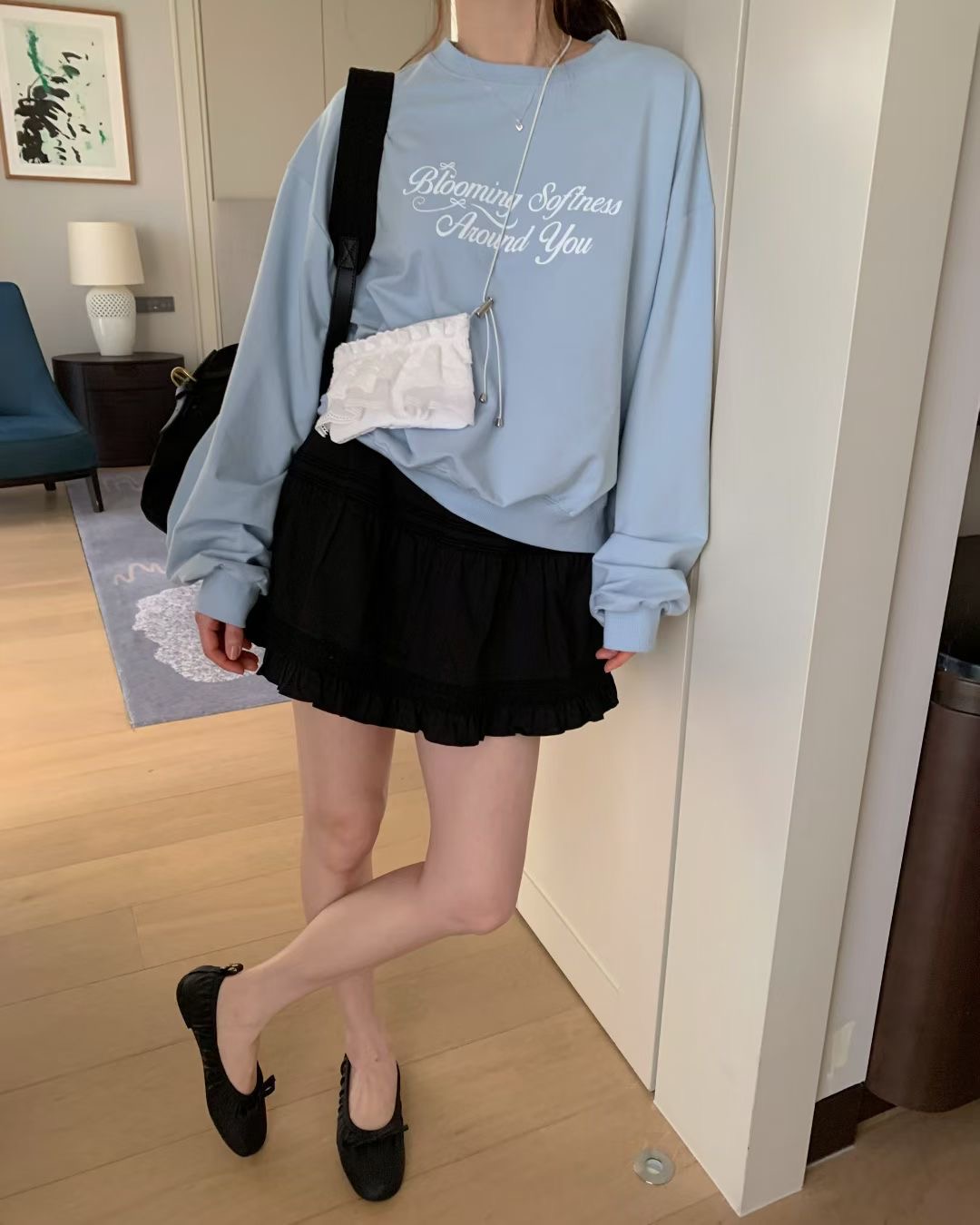 EZEDIARY韓國代購女裝新款26春夏熱賣人氣職業推薦休閑衛衣EZEDIARY衛衣