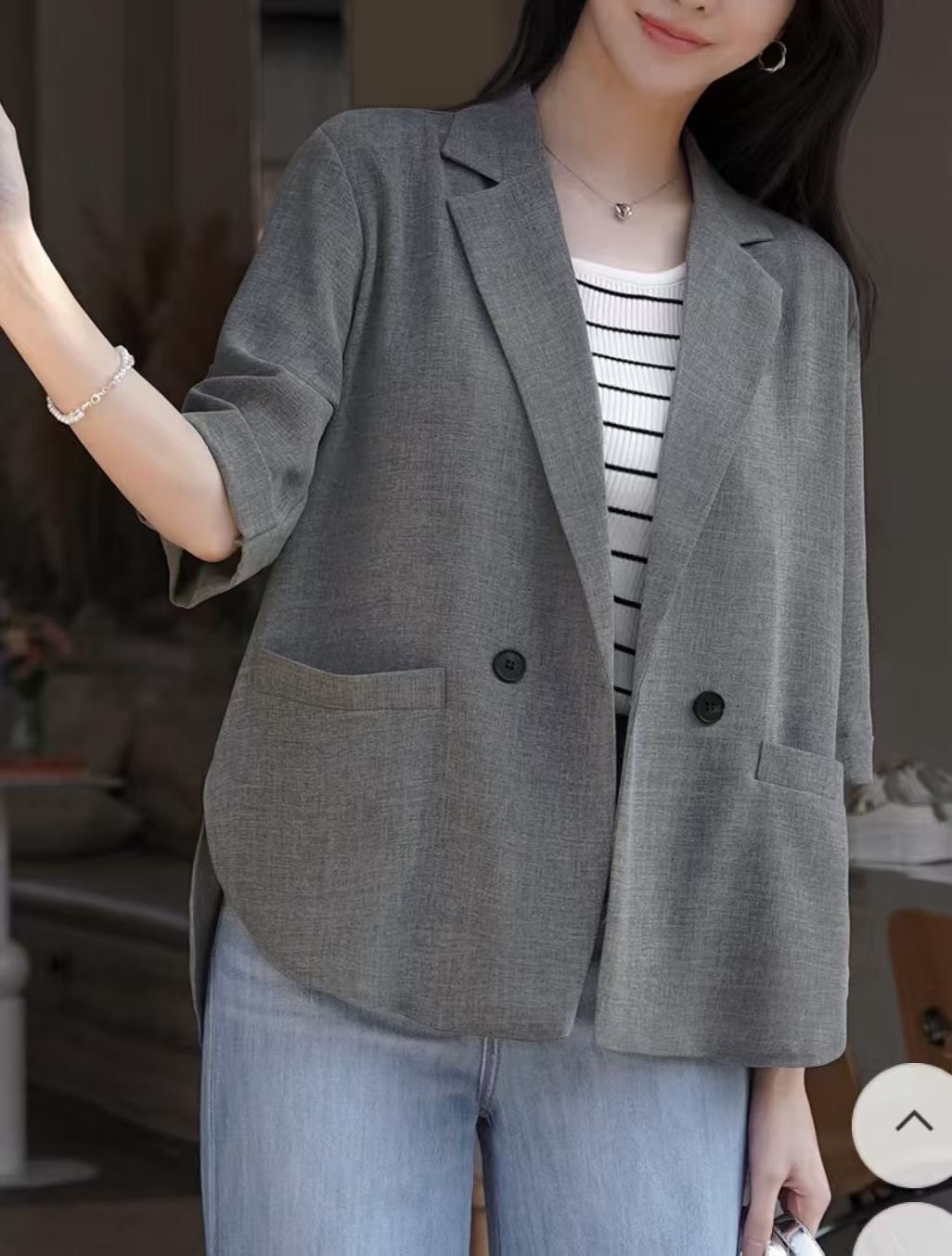 DAILY PROJECT-데일리프로젝트-T韓國直郵女士新款熱賣夾克DAILY PROJECT夾克圖色1