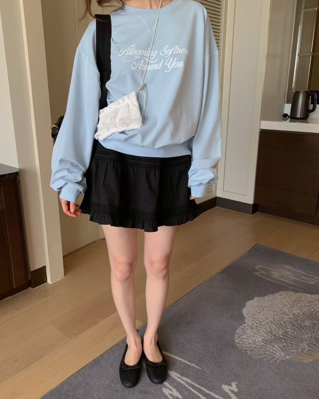 EZEDIARY東大門代購女裝新款時尚26春夏職業人氣休閑短裙EZEDIARY短裙