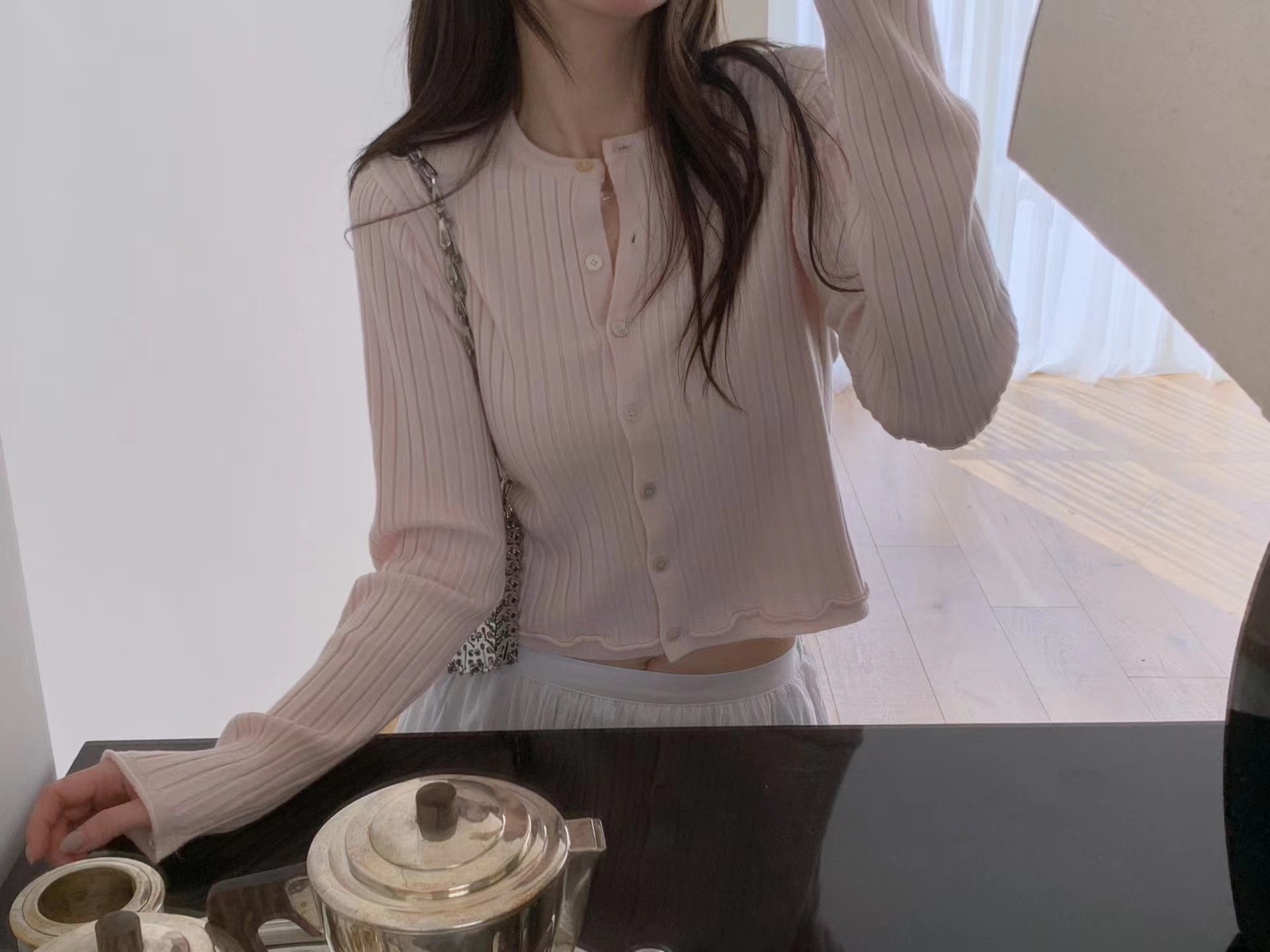 MIELLE-미엘르-OT韓國直郵女裝新款時尚職業針織衫羊毛衫MIELLE-미엘르-OT針織衫