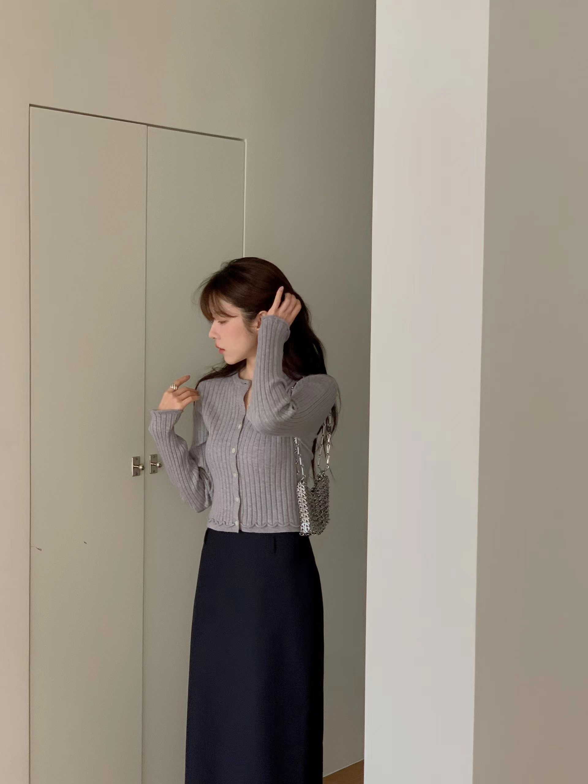 MIELLE-미엘르-OT韓國直郵女裝新款時尚職業針織衫羊毛衫MIELLE-미엘르-OT針織衫