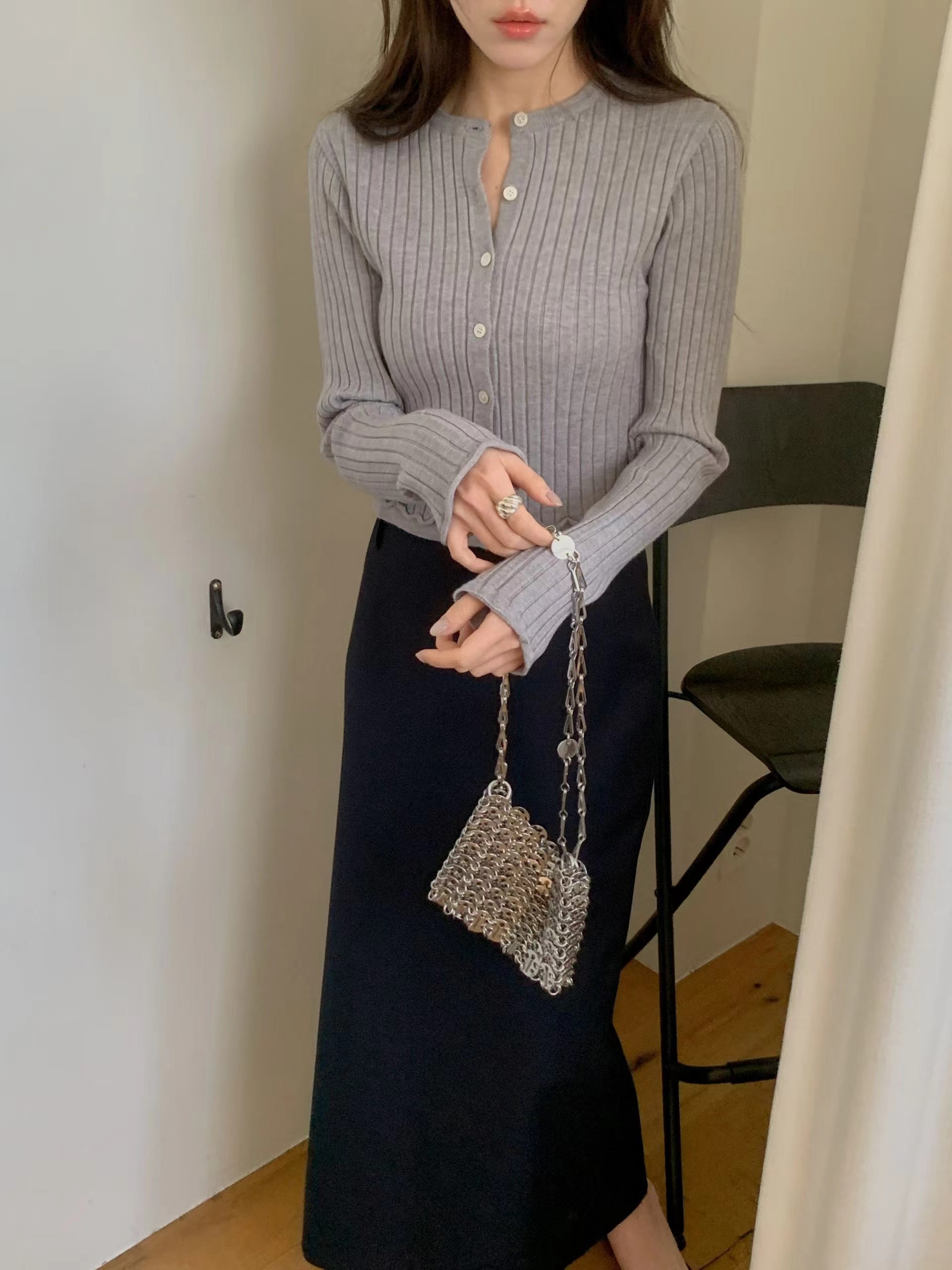 MIELLE-미엘르-OT韓國直郵女裝新款時尚職業針織衫羊毛衫MIELLE-미엘르-OT針織衫圖色3