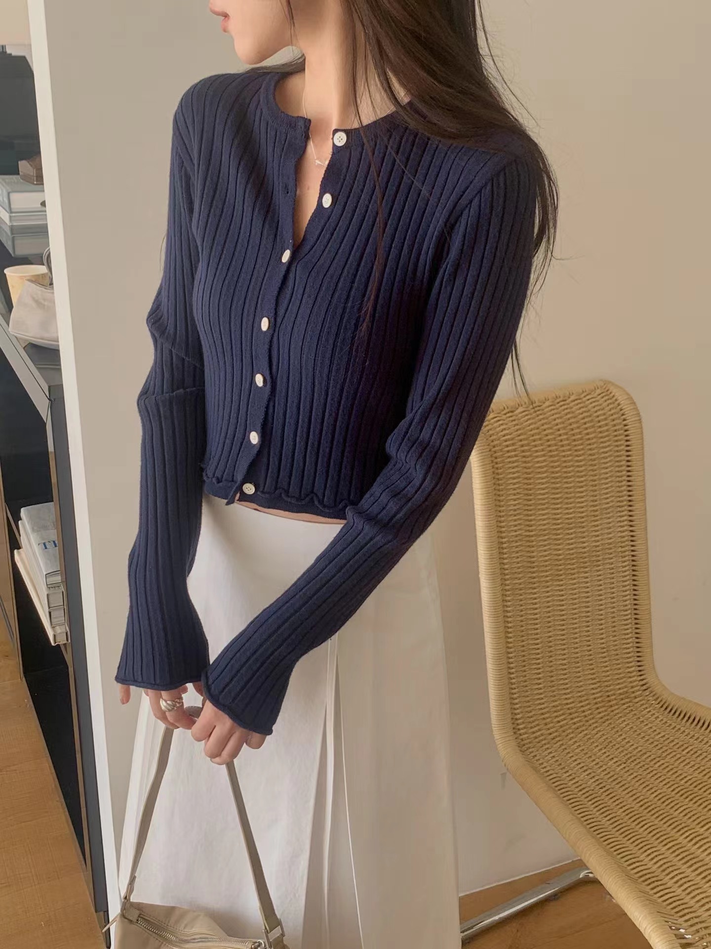 MIELLE-미엘르-OT韓國直郵女裝新款時尚職業針織衫羊毛衫MIELLE-미엘르-OT針織衫圖色4