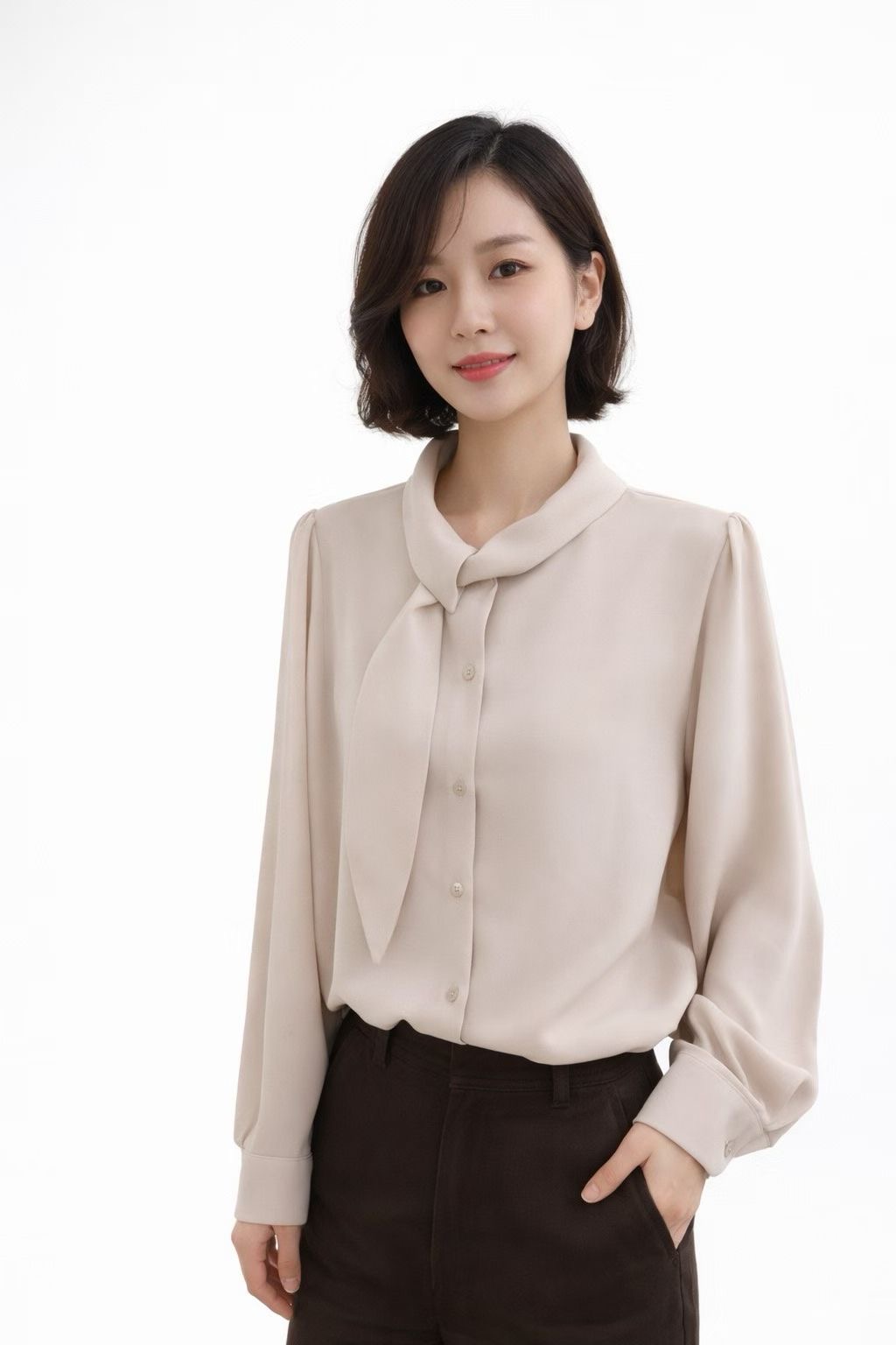 DAILY PROJECT-데일리프로젝트-T東大門實拍女裝新款人氣襯衫蕾絲衫DAILY PROJECT襯衫/蕾絲衫圖色1